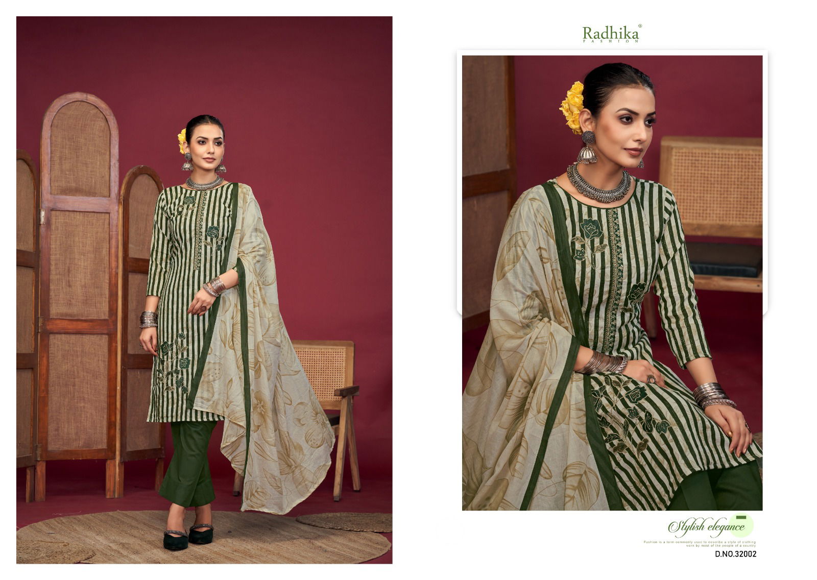 Shekha By Radhika Azara Lawn Embroidery Printed Dress Material Wholesale Online
